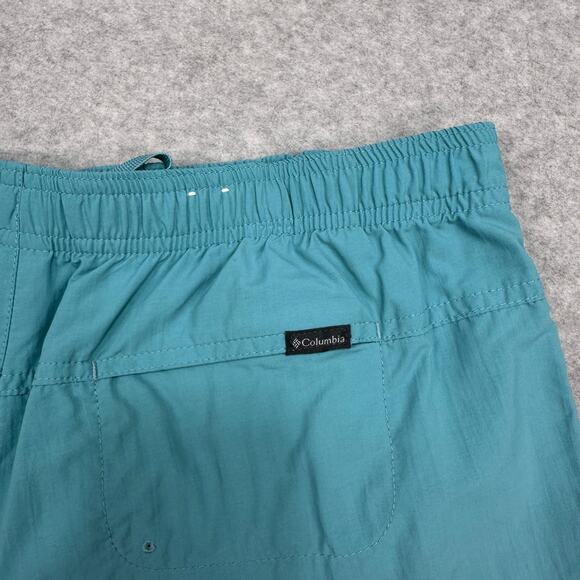 Columbia Sandy River Shorts II WMNS Teal Lightweight Activewear SZ Large Nylon - Picture 5 of 9